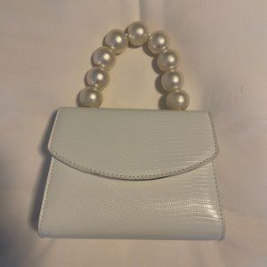 Olga Berg Peta Pearl Handle Bag